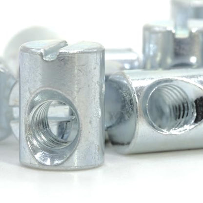 ReplacementScrews M6 x 14mm Cross Dowel Barrel Nuts with Offset Hole
