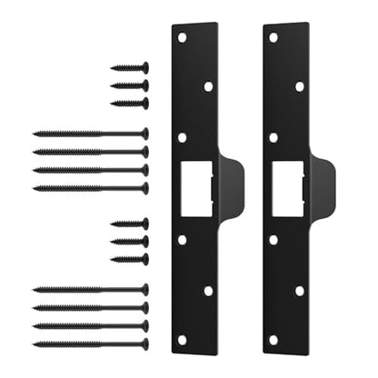 U 9476 Extra Long Door Strike Plate for Repairing Damaged Door Frame