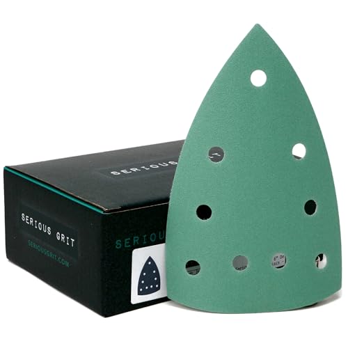 Serious Grit - 4" x 6" Delta P220 Grit Sanding Sheets - 50 Pack Box - size: 220 Grit