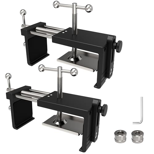 2 Pack Cabinet Clamps with Drill Guide, Face Frame Claw
