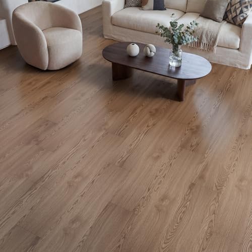 INMOZATA 36 Pack Peel and Stick Floor Tile Waterproof Vinyl Plank Flooring - color: Honey Oak