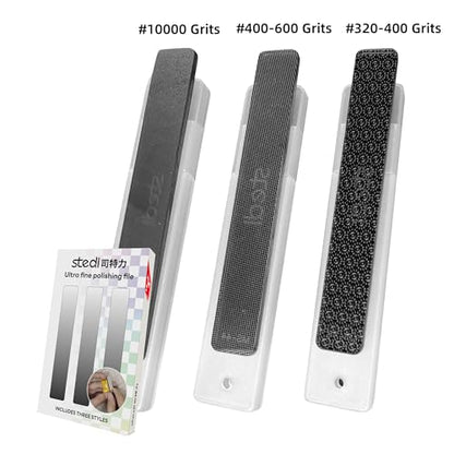 stedi Hobby Model Polishing Tools 3 PCS, Precision Glass Polishing Files - style: 3 PCS Glass Files