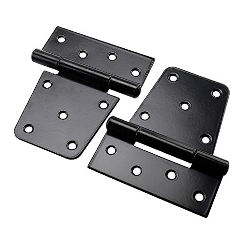 6 Pack 3.5 Inch Heavy Duty Gate Hinges, Barn Door Hinges with Screws