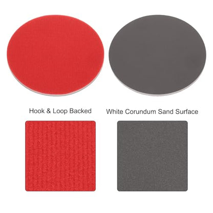 uxcell 10pcs 3000 Grit Sanding Sponge 6" Hook and Loop Sanding Disc - size: 6 Inch, style: 3000 Grit