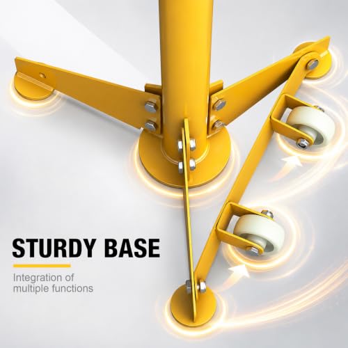 YELLOW JACKET Underhoist Support Stand (3/4T with Two Wheels) - size: 3/4T with Two Wheels