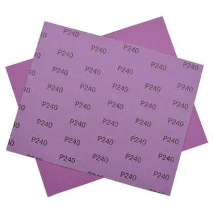 Sandpaper 240 Grit, Wet Dry Sanding Sheets 9 x 11 Inch, Advanced White Fused Alumina Abrasive Sander Paper for Wood Furniture Finishing, Metal Sanding, Automotive Polishing,12-Sheets - style: 240 Grit