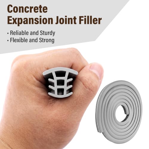 Concrete Expansion Joint Strips 100Ft EPDM Rubber 1 Inch Crack Repair Strip - size: 100 ft long and 1" Wide