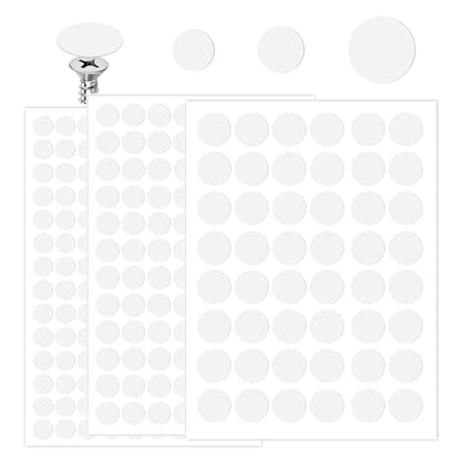 290Pcs Self-Adhesive Screw Hole Sticker, Non-Faded & Dustproof, PVC