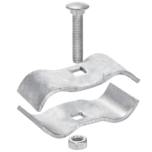 WRINGKIT 10 Pack Dog Kennel Clamps, 1-3/8" Chain Link Fence Panel Clamps