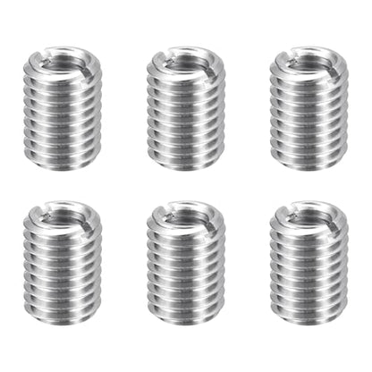 HARFINGTON 6pcs Thread Repair Inserts M12 x 1.75 Male to M8 x 1.25 Female Thread 15mm Long Stainless Steel Reducing Nuts Metric Self Tapping Sleeves Threaded Reducer Industrial Fasteners - size: M12 x 1.75 Male to M8 x 1.25 Female x 15mm