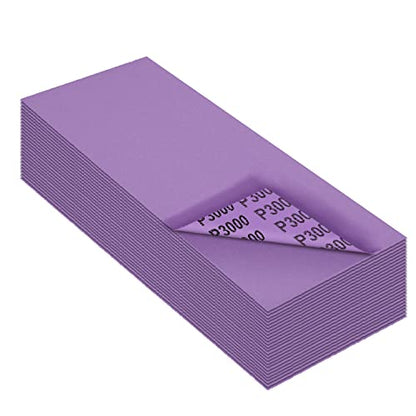 MAXMAN Sandpaper 3000 Grit, 9 x 3.6 Wet Dry Sanding Sheets, for Metal/Wood