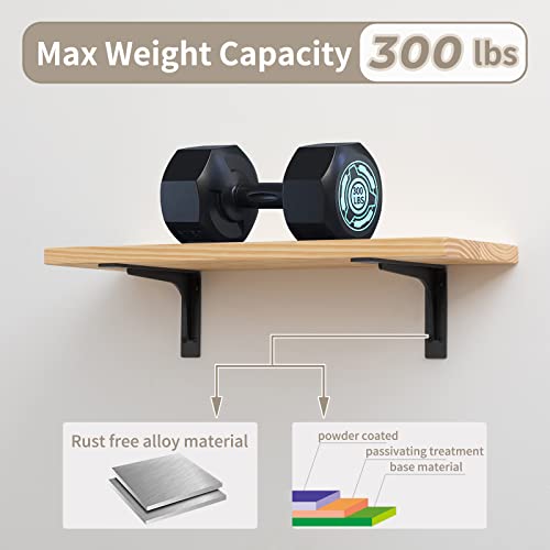 24 x14.2 INCH Shelf Brackets,L Shelf Brackets,Vertical Angle, Premium Alloy Metal Heavy Duty Shelf Bracket, high Strength Mounting Hardware Included, Corner Brace Joint,Pack of 2. - size: 24 inch x 14.2 inch die-cast