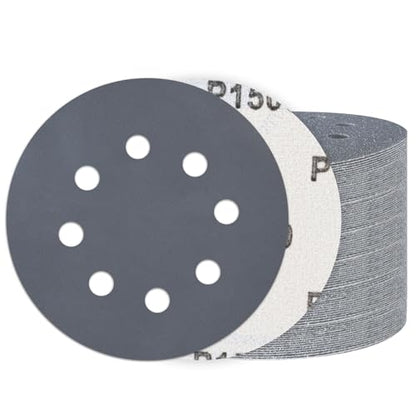100PCS 5 Inch Sanding Discs 1500 Grit, Wet Dry Hook and Loop Sandpaper - style: 1500Grit