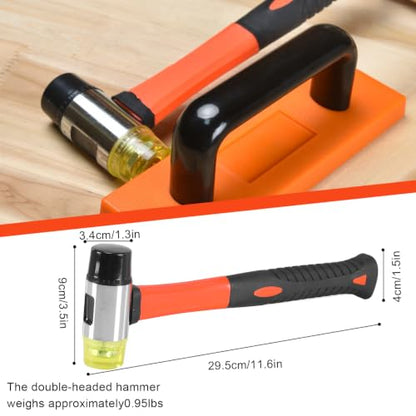 Hardwood Mallet Pull Bar Kit with Ergonomic Handle for Hardwood & Laminate