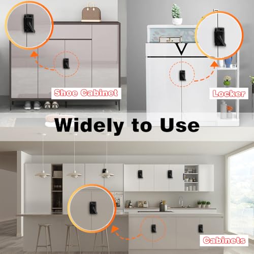 Window Sash Locks, Black Sash Locks, Window Lock Latches Replacement - color: Black