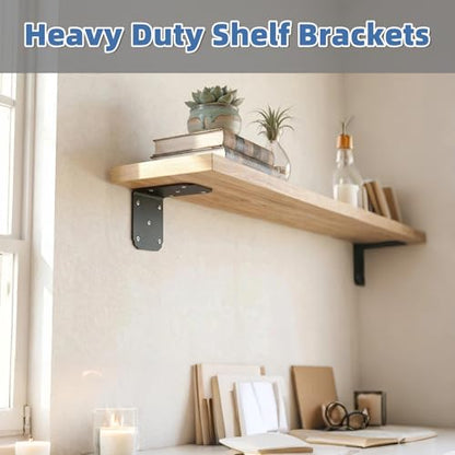 4"x4"x3.5" Heavy Duty L Bracket, 90 Degree Pergola Bracket for Wood - size: (8PCS) 4Inch