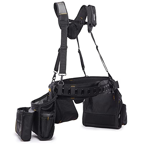 ToughBuilt - Pro Framer Suspension Rig, Tool Belt System, TB-301-6 - size: Framer Suspension Rig (Large Pouches)
