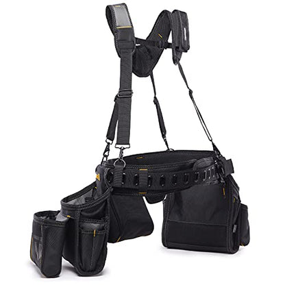 ToughBuilt - Pro Framer Suspension Rig, Tool Belt System, TB-301-6 - size: Framer Suspension Rig (Large Pouches)