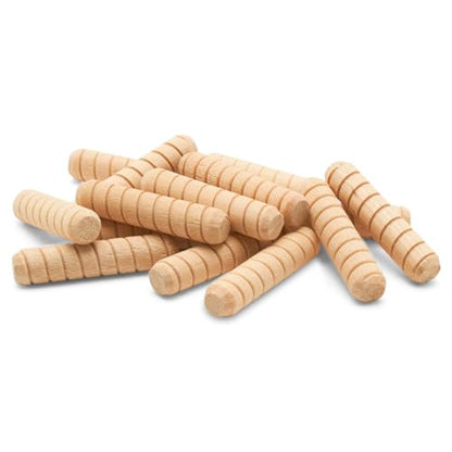 Wooden Dowel Pins 3/8 inch x 1-3/4 inch, Pack of 500 Spiral Dowel Joints for Woodworking, Furniture and Crafts, by Woodpeckers - size: 3/8 inch x 1-3/4 inch