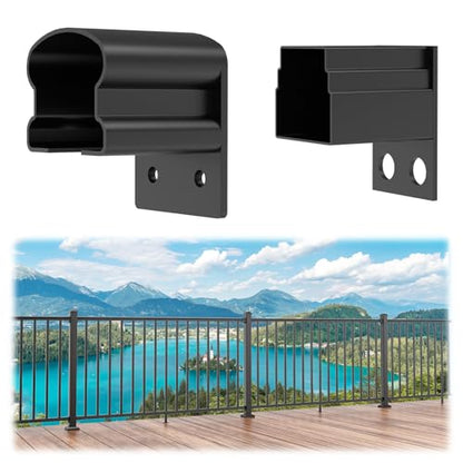 Egadis 2 Pack Aluminum Fixed Railing Bracket - color: The Bracket-Level - 2Pack