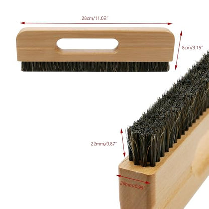 KUMGROT Wallpaper Smoothing Brush, 4-Rows Wallpaper Paste Hair - style: W03