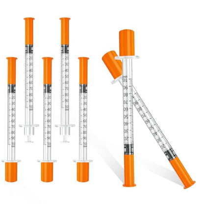 100Pack,1ml/cc 31G1/4"（6mm), Pack of 100 - size: 1ml/cc 31G 1/4"