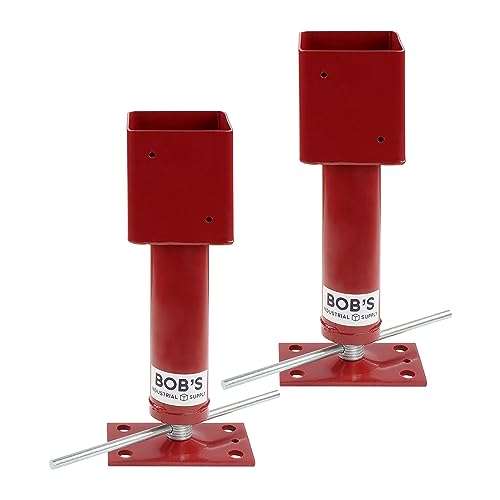 BISupply Screw Jack Post 2 Pack - Temporary House Jacks for Leveling 4x4 Crawlspace Basement Shore Beams - size: 2 Pack
