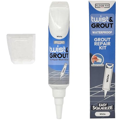 from Floor-Fix Pro Premixed Tile Grout Repair Kit, White - color: White