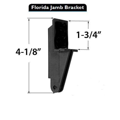 Florida Jamb Bracket for Coastal Closer White-51611-092