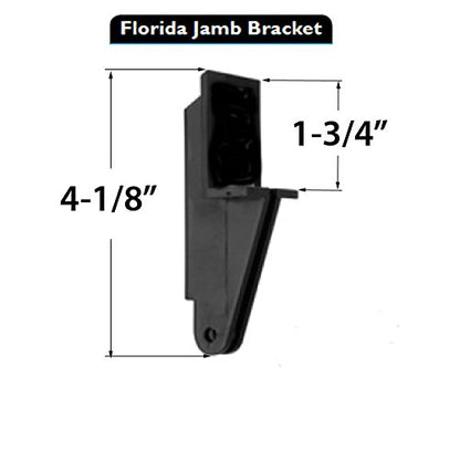 Florida Jamb Bracket for Coastal Closer White-51611-092