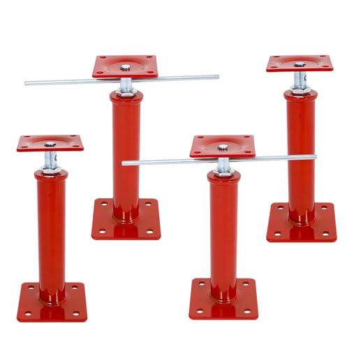 4 Pack House Floor Jacks 12" - 16" Height Range