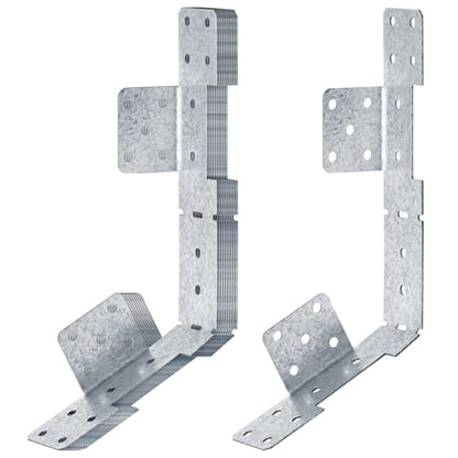8 PCS Adjustable Stair-Stringer Hanger Connector, Deck Tie Strap Bracket