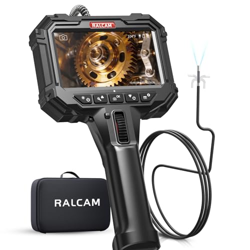 Ralcam Two-Way Articulating Borescope for Mechanic Automotive HVAC Wall - size: 4.9FT
