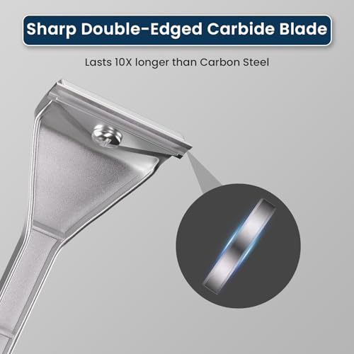 LU&MN Heavy-Duty Paint Scraper Tool with 2.0" Tungsten Carbide Blade - style: 2.0"Blade