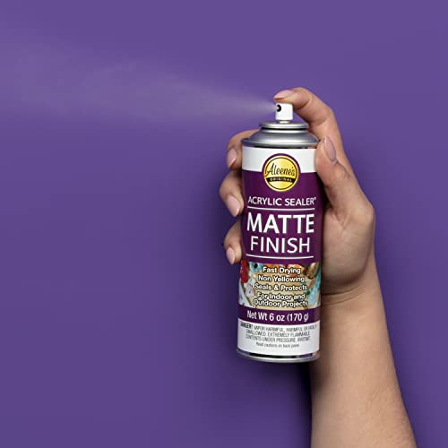 Aleene's Spray Acrylic Sealer, Matte Clear Finish, 6 oz - color: Clear - Matte