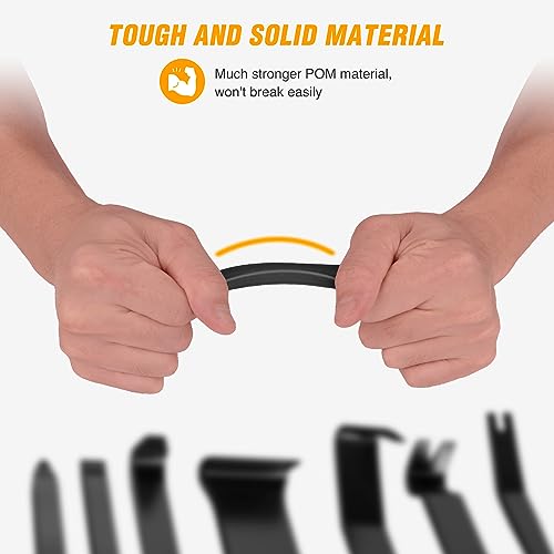 GOOACC 8PCS Auto Trim Scratch Removal Tool - color: Black, size: 8PCS Trim Removal