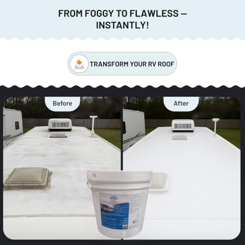 Best RV Roof Sealant for RV Roof Repair | Specially Designed for VOC Compliance | Only Product with No Primer Needed | Apply on All Type of Roofs | 2 Gallon Pail