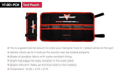 VAMPLIERS 7" Stripped Screw Extractor Slip Joint Pliers + Pouch & Cap - style: 7" Slip Joint Pliers+Tool Pouch+Cap