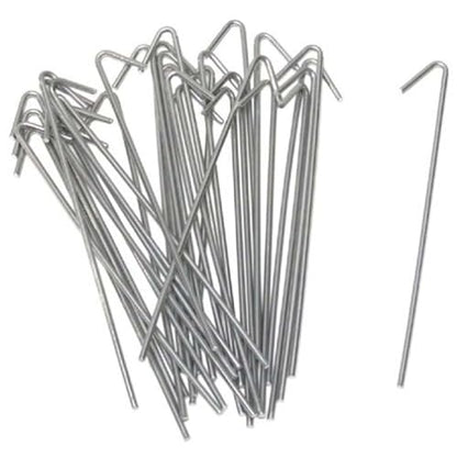 9 Gauge Heavy Duty Fence Ties - Hooked Aluminum Wire Ties for Chain Link Fence - Ties Chain Link Fence Wire to Posts and Rails (Aluminum, 6-1/2" - 50 Pack) - color: Aluminum, size: 6-1/2" - 50 Pack
