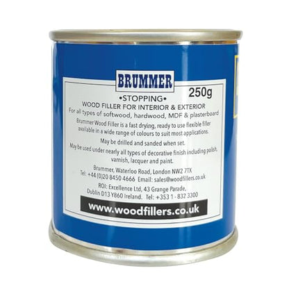 Brummer Wood Filler Light Oak 250g