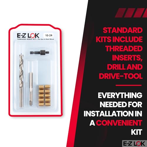 E-Z LOK Thread Repair Kit, 10-24 - size: 10-24, style: Brass
