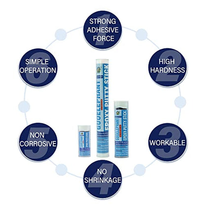 All Purpose Epoxy Putty Stick,30g Moldable Epoxy Glue for Crack Damage Fixing Filling or Sealing. Fast Permanent Repair for Metal, Ceramic,Glass, Wood, Plastic, Ceramics,etc.