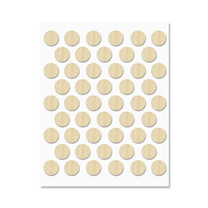 Self-Adhesive Screw Hole Stickers PVC Cover Caps Dustproof for Wooden Furniture Cabinet (50, Maple, 0.55 inch - 14 mm) - color: Maple, size: 0.55 inch - 14 mm