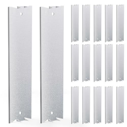 30Pcs Nail Plate for Wood Studs Cable Protector Plate 6" x 1.5" with Sharp Pointed Prongs, Anti-Nail Protection Shield with Pointed Prongs for Protecting Plumbing and Wiring