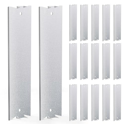 30Pcs Nail Plate for Wood Studs Cable Protector Plate 6" x 1.5" with Sharp Pointed Prongs, Anti-Nail Protection Shield with Pointed Prongs for Protecting Plumbing and Wiring