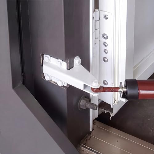 1 Pcs Aluminum Jamb Bracket Door Closer, White - color: White