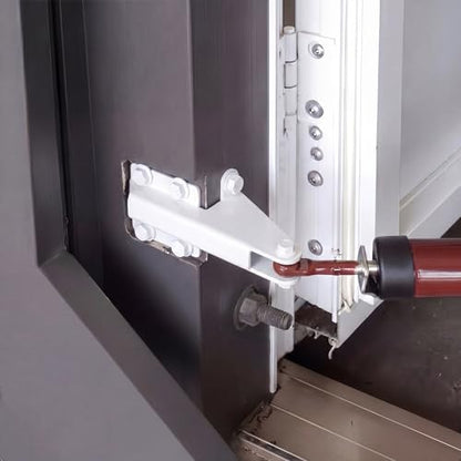 1 Pcs Aluminum Jamb Bracket Door Closer, White - color: White