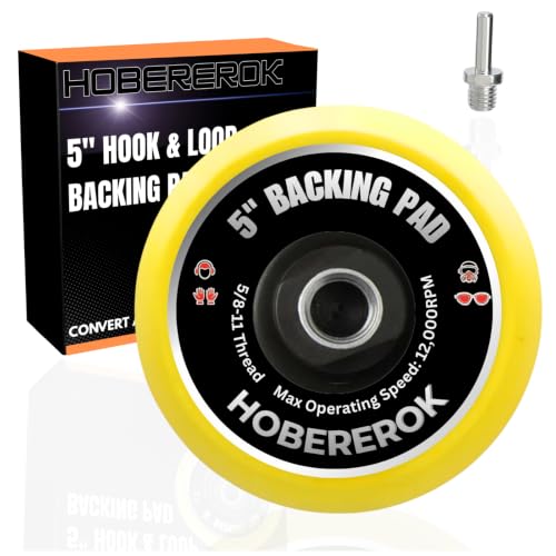 5" Hook and Loop Backing Pad, 5/8"-11 Angle Grinder Sanding Pad