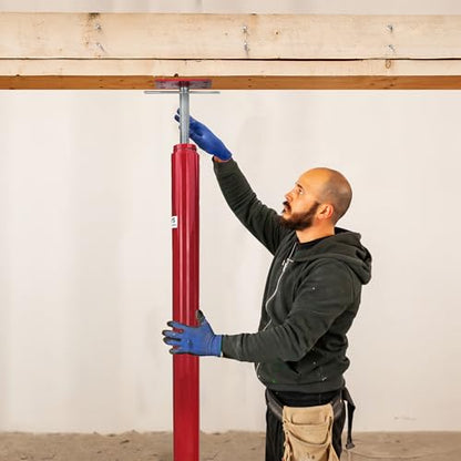 BISupply House Jacks for Leveling Crawlspace 2 Pack - 54-150 inch Adjustable Support Beam Basement Jack Post - Floor Lifting Joist Beam Brace for Cellar Ceiling - Screw Pole Jack - size: 54-150 Inch (2 PACK)