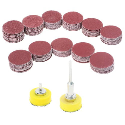 110PCS 1 Inch Sanding Discs Kit for Drill Sanding Attachment